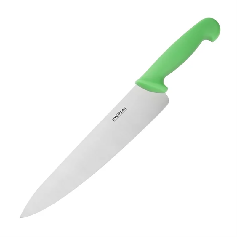 Hygiplas Chef Knife | Green | 25cm | Single