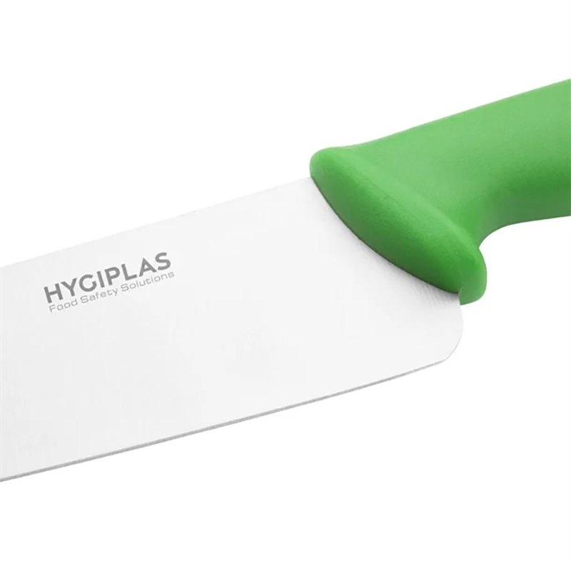 Hygiplas Chef Knife | Green | 25cm | Single (2)