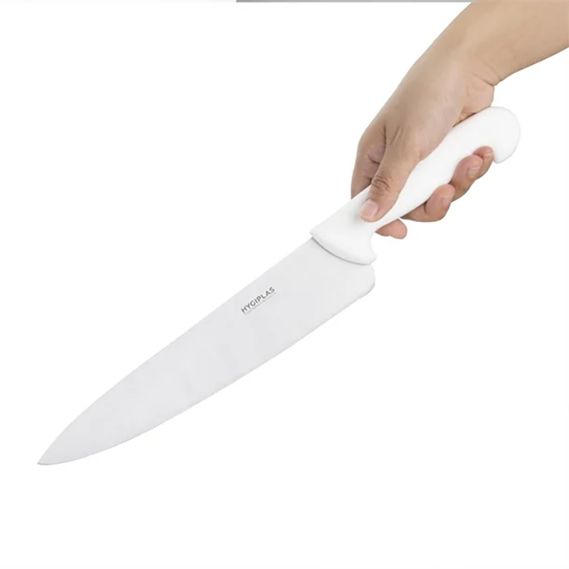 Hygiplas Chef Knife | White | 25cm | Single (1)