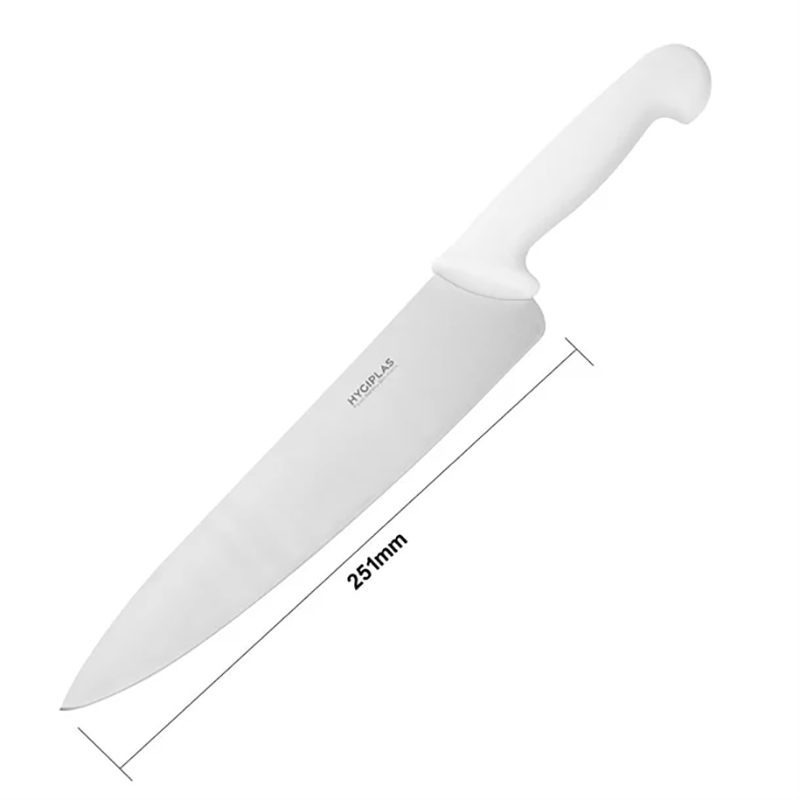 Hygiplas Chef Knife | White | 25cm | Single (4)