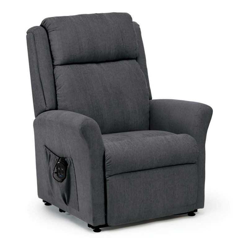 Memphis Dual Riser Recliner | Charcoal