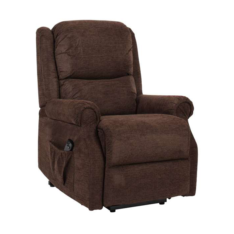 Nashville Single Motor Rise Recliner | Chocolate