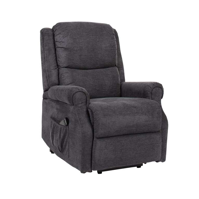 Nashville Single Motor Rise Recliner | Graphite Grey