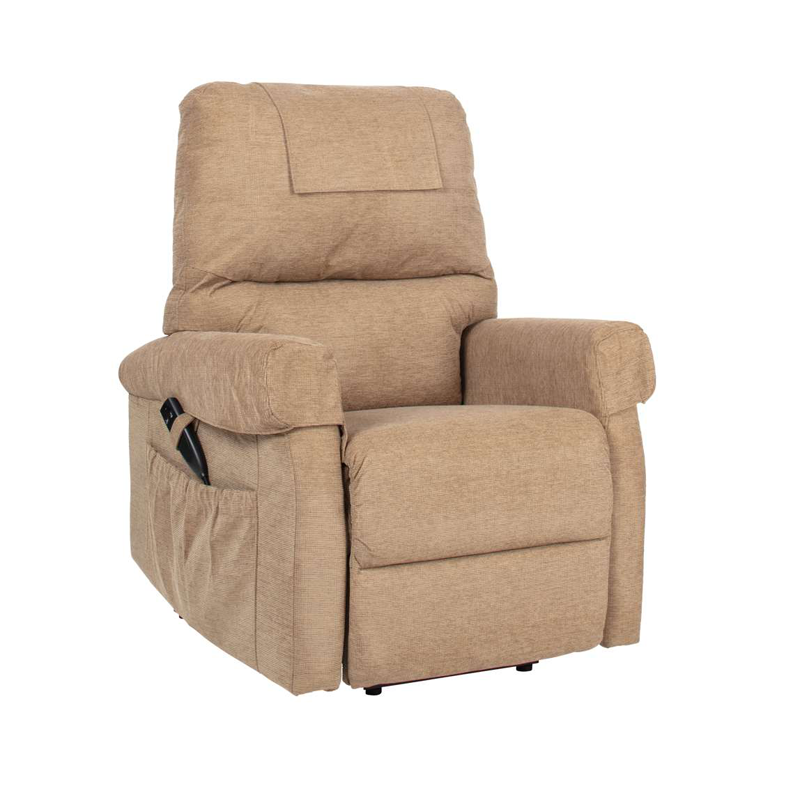 Ohio Single Motor Riser Recliner | Caramel