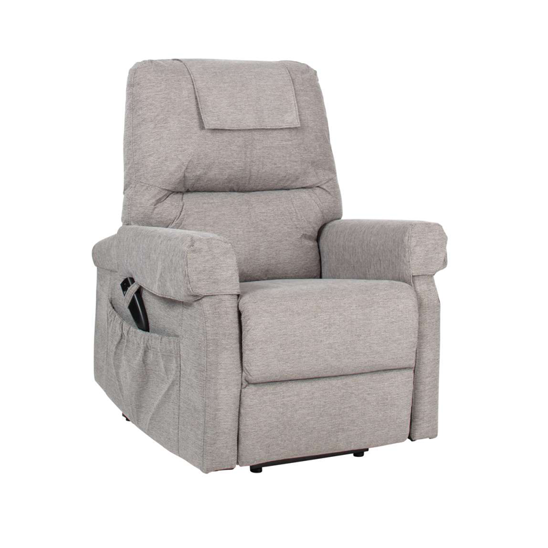 Ohio Single Motor Riser Recliner | French Grey