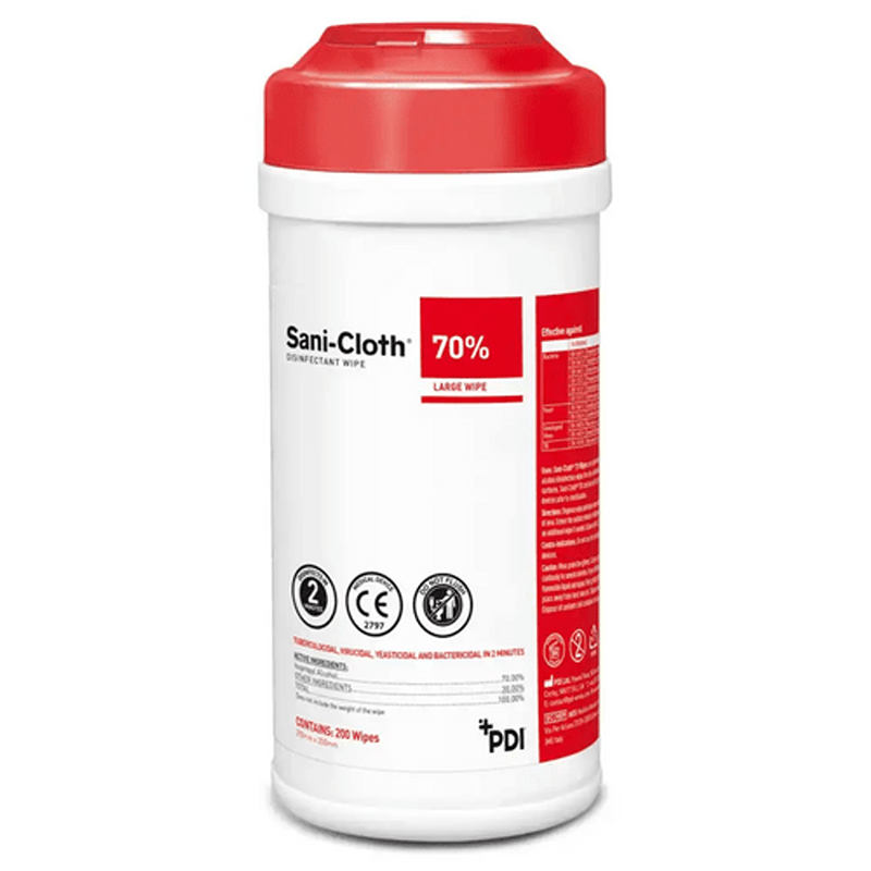 Sani-Cloth 70% Disinfectant Alcohol Wipes | Pack of 200