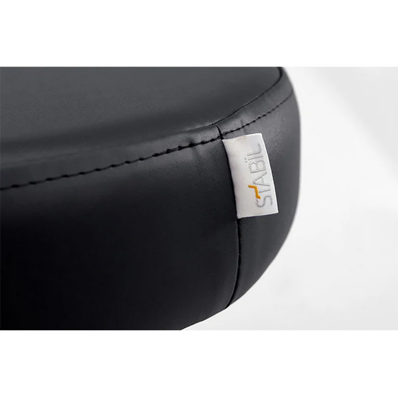 Stabil Premium Rolling Stool | Black | Single (1)