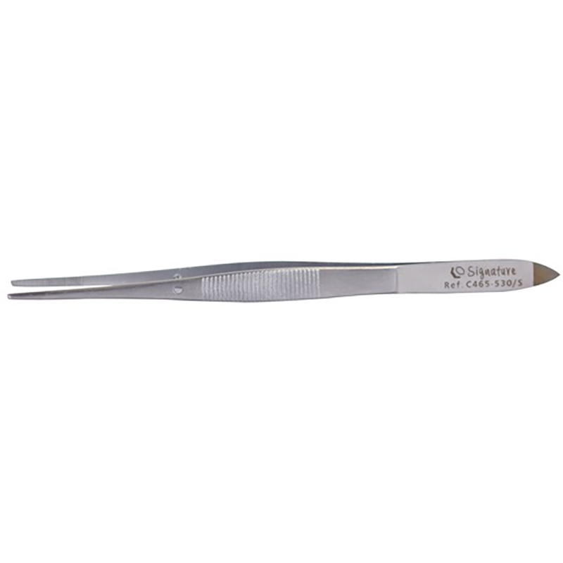 Dissecting Iris Non-Toothed Forceps | 10cm (4") | Sterile | Single