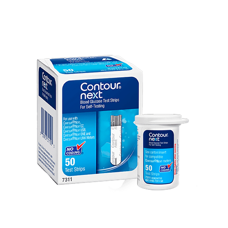 Contour Next Blood Glucose Test Strips | Pack of 50 (1)