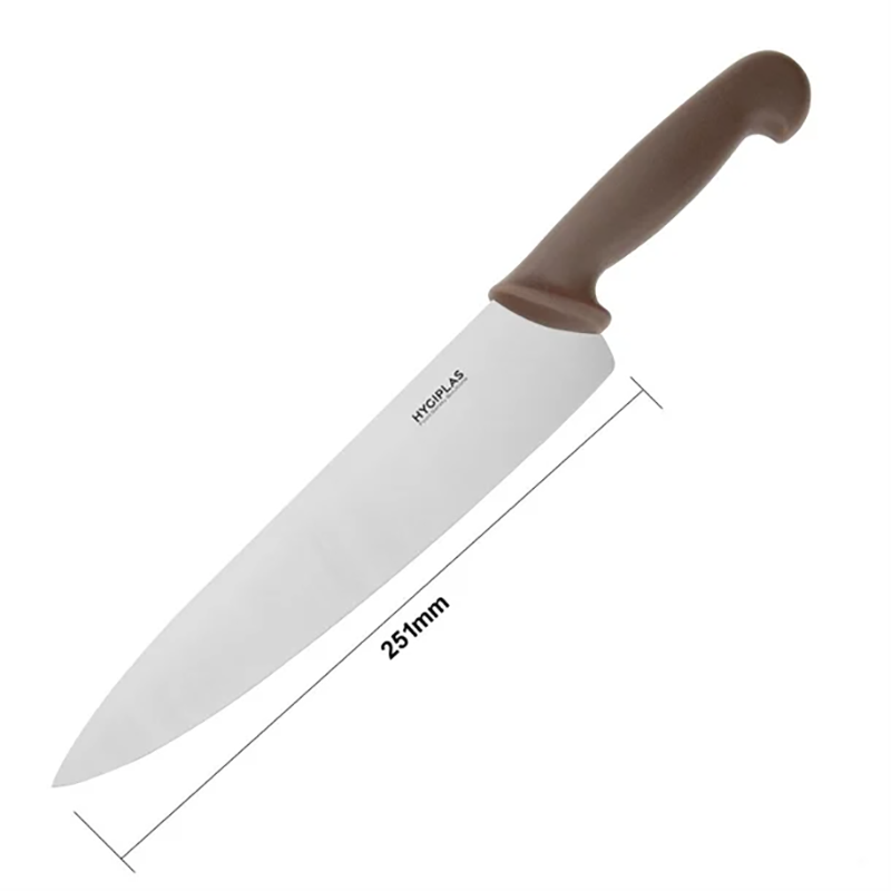 Hygiplas Cooks Knife | Brown | 25cm | Single (4)