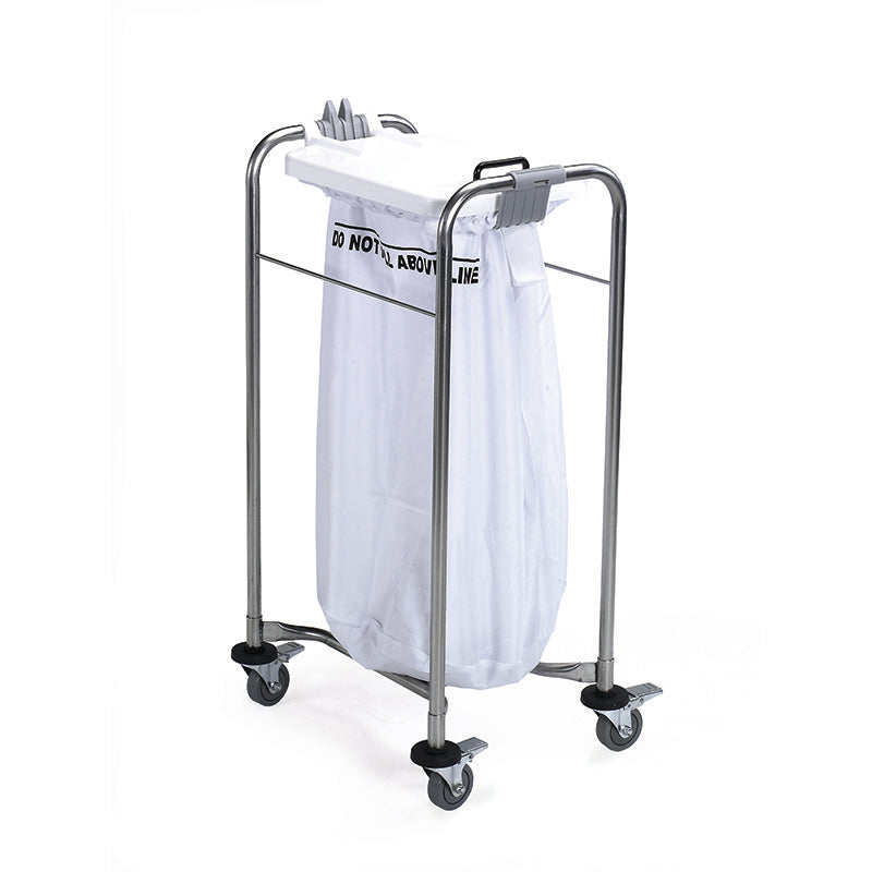 Medi-Carts | 1 Bag Cart with White Lid | Single