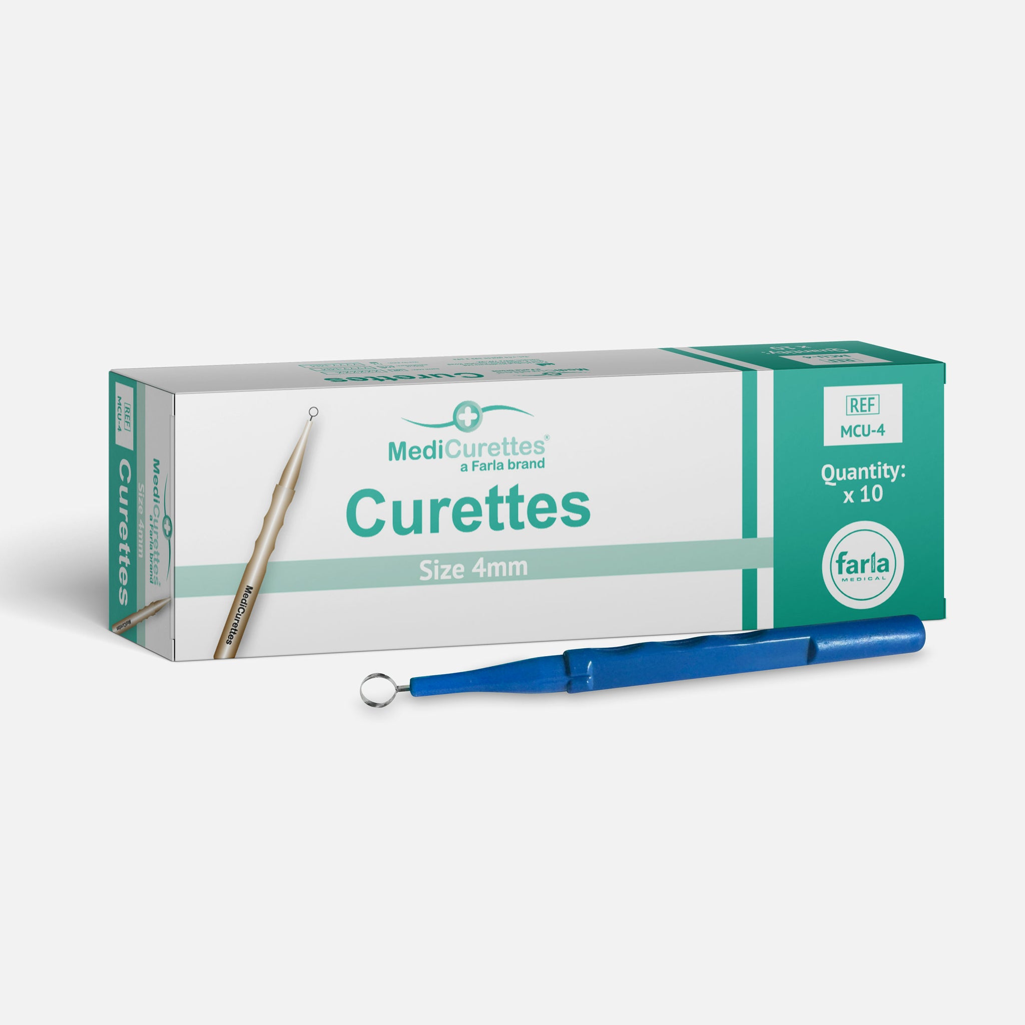 MediCurettes Ring Curettes | 4mm | Pack of 10