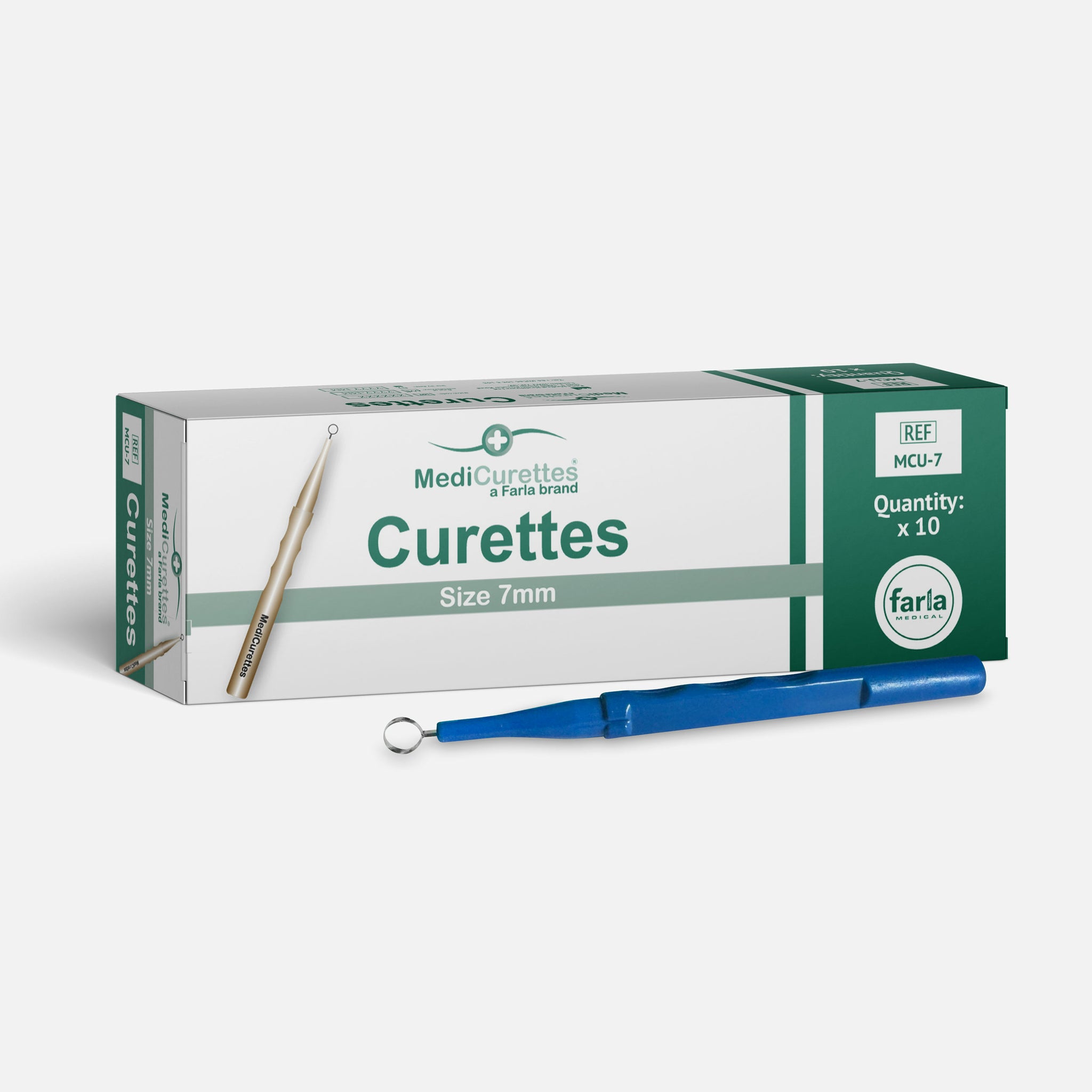 MediCurettes Ring Curettes | 7mm | Pack of 10