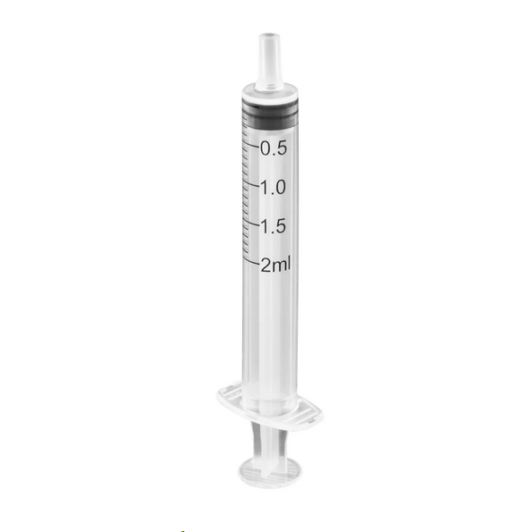 Unifine Luer Slip Central Tip Syringe | 2mL | Pack of 100