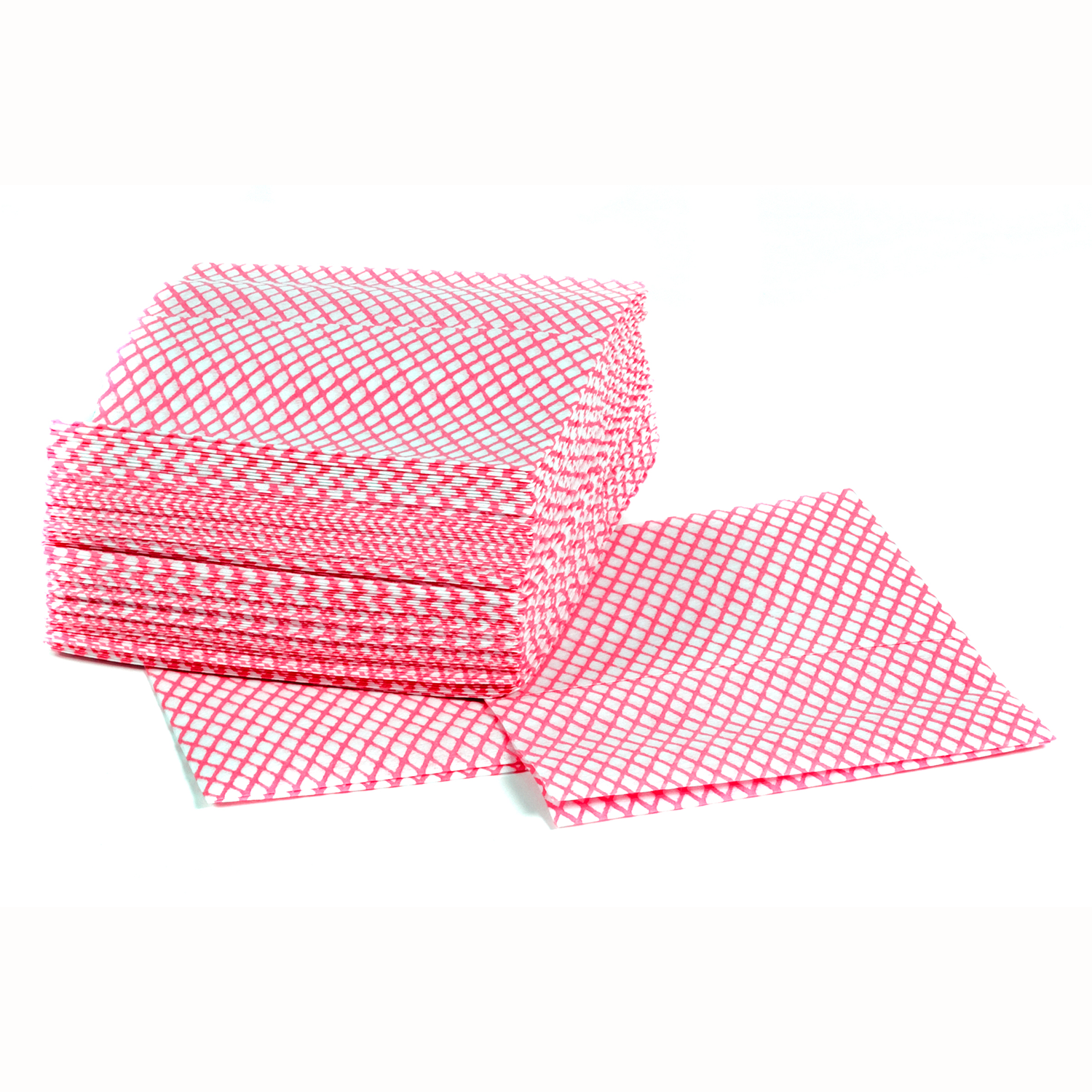 All Purpose Disposable Cloths | Red | Pack of 50