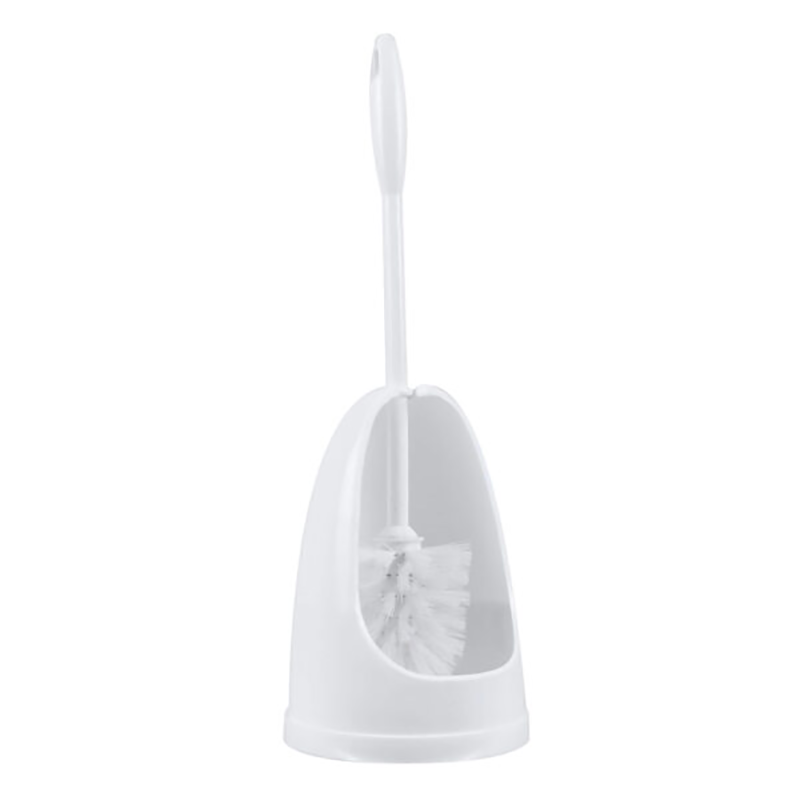 Semi-Enclosed Toilet Brush with Holder Complete | Single