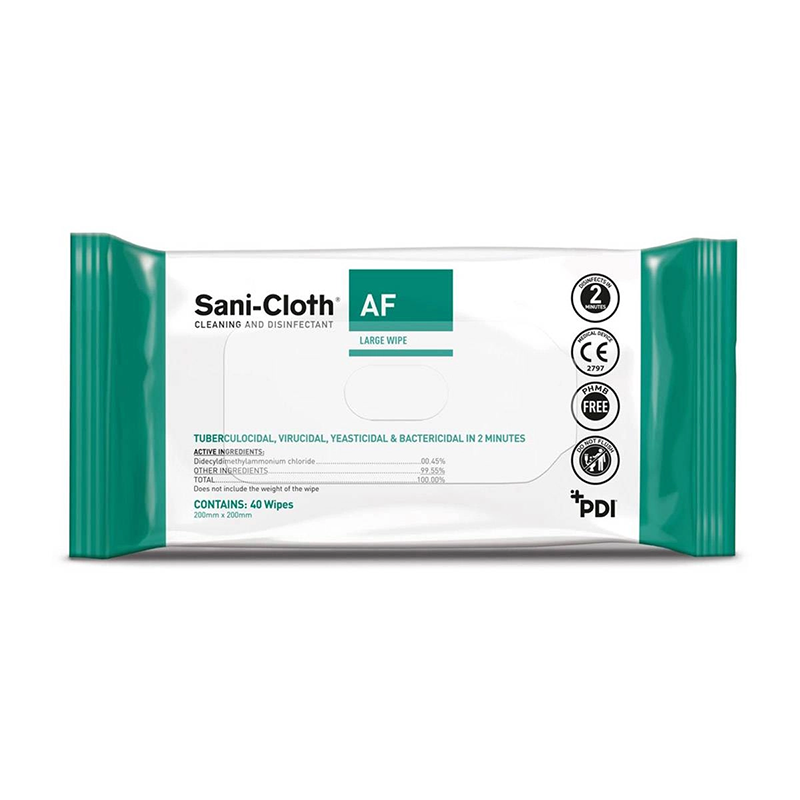 Sani-Cloth AF | Universal Disinfecting Wipes | Flow Wrap | Pack of 40