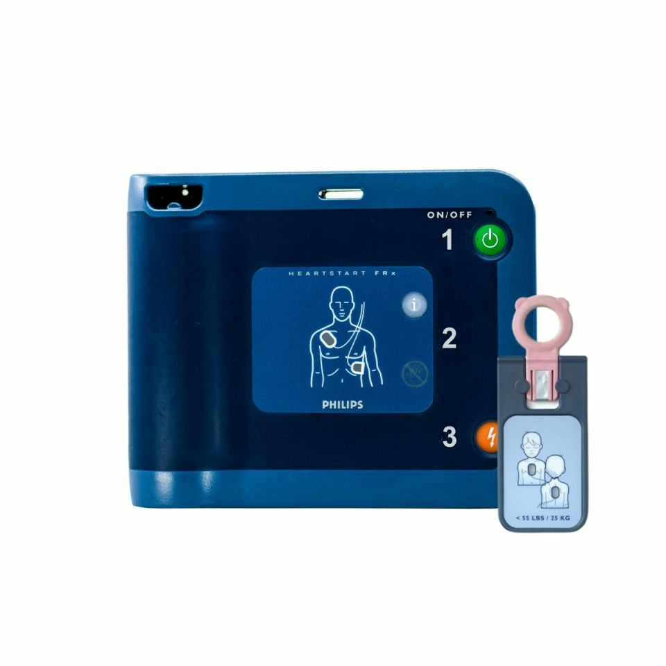 Philips FRx Defibrillator - Paediatric Package with Carry Case & Child Key (8)