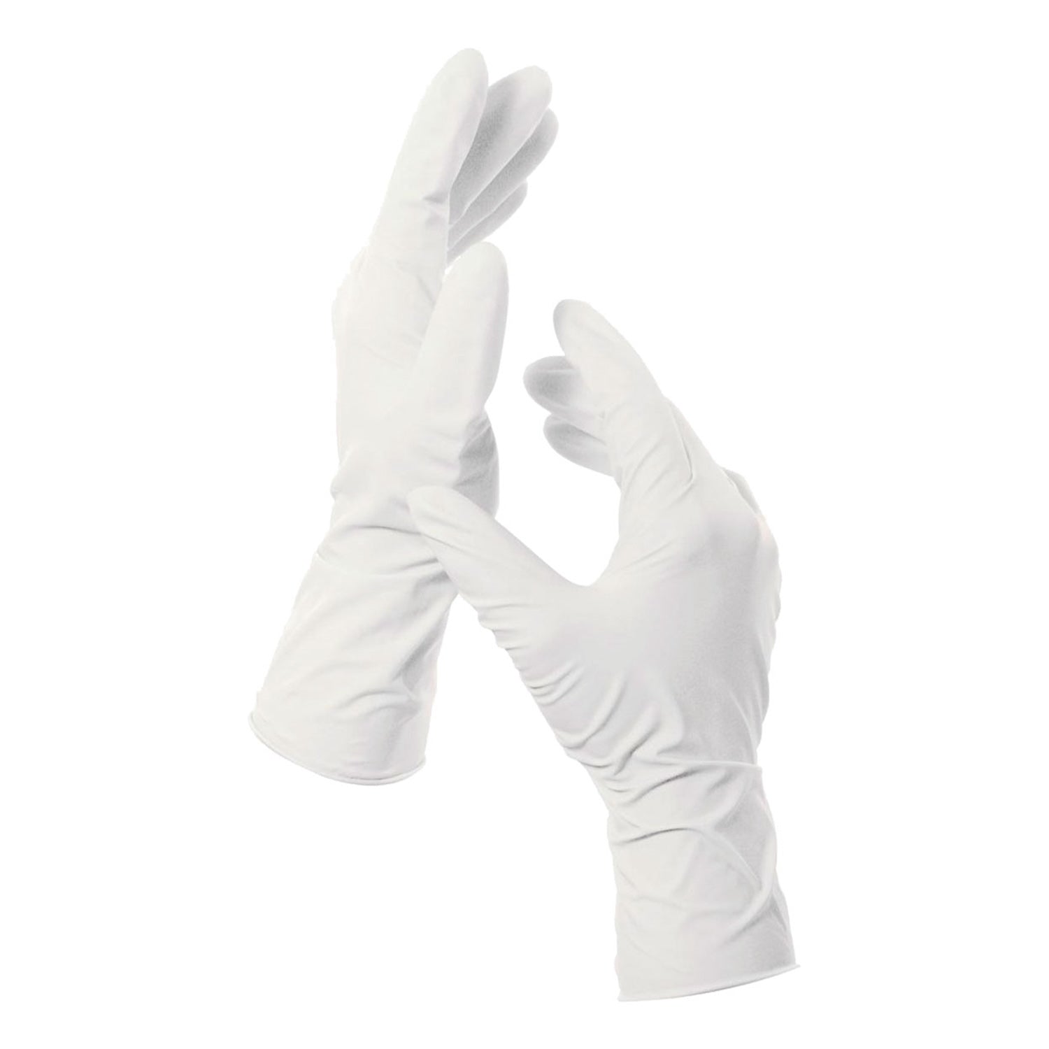 Premier Soft Vinyl Powder Free Gloves | Sterile | Latex Free | Medium | Pack of 50 Pairs (1)