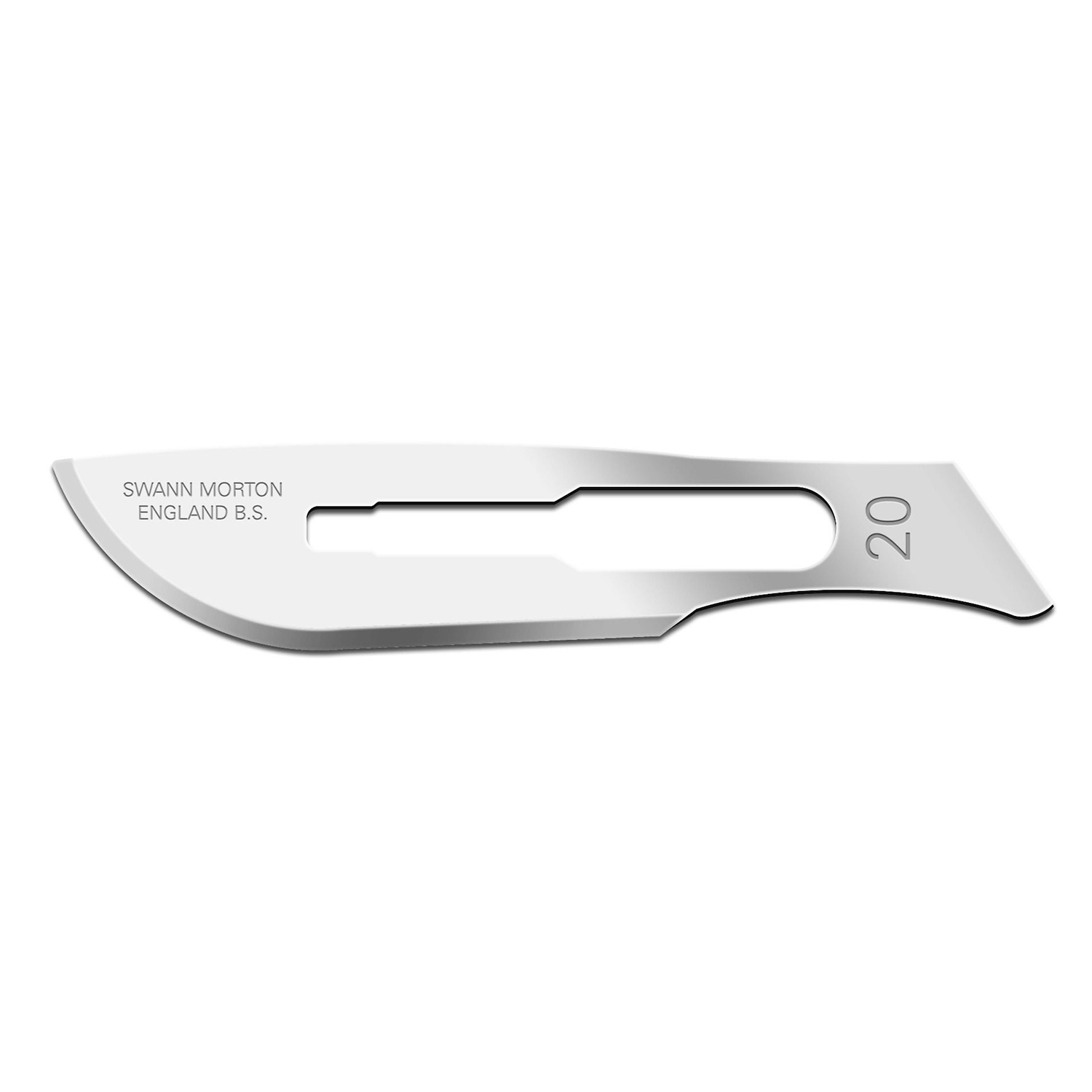 Swann Morton Carbon Steel Surgical Blades | No.20 | Sterile | Pack of 100