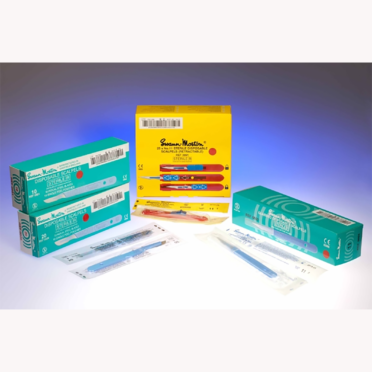 Swann Morton Disposable Scalpels | No.11P | Pack of 10 (2)