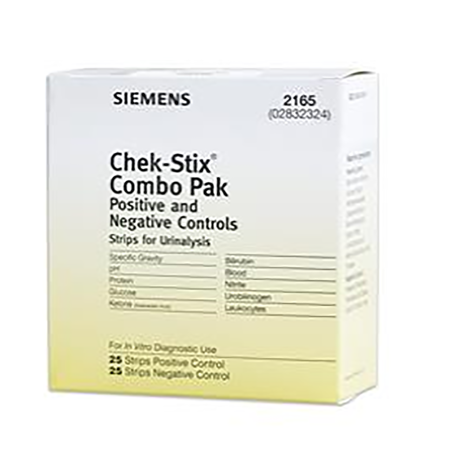 Siemens Clinitek Chek-Stix Control Sticks | Pack of 25 (+ / -) (1)
