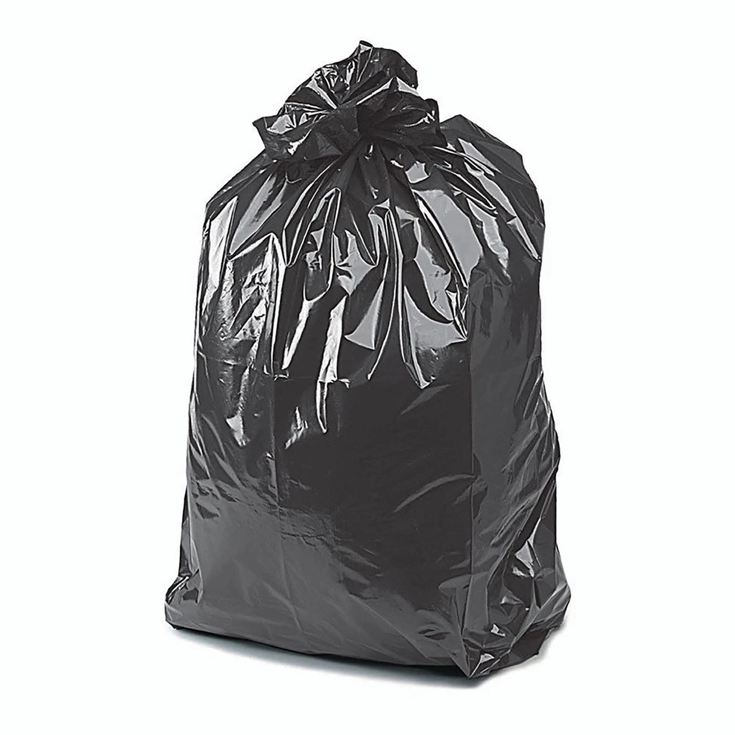 KleenMe Black Plastic Sacks | Flat Pack | Medium Duty | Pack of 200