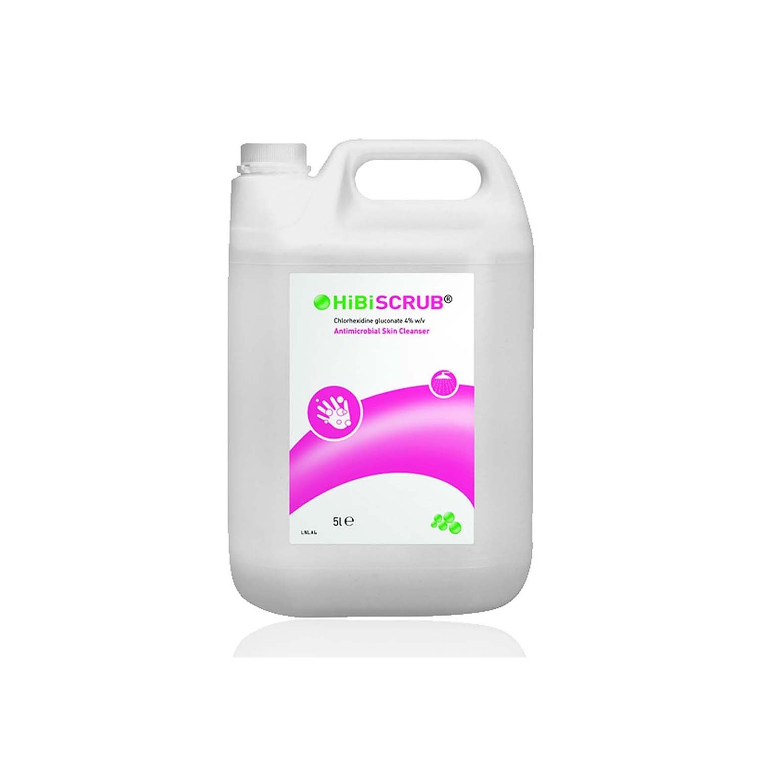 Hibiscrub Antimicrobial Skin Cleanser | LMP | 4%/5L | Liquid | Single