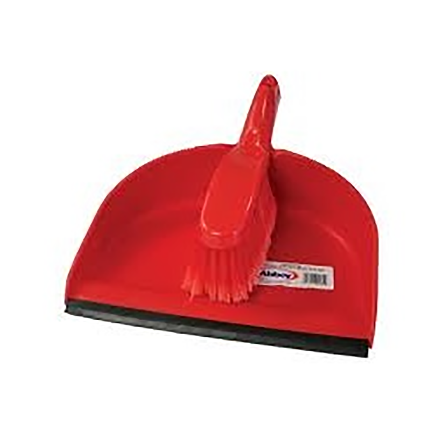 Dustpan & Brush Set | Soft Bristle | Red | Single