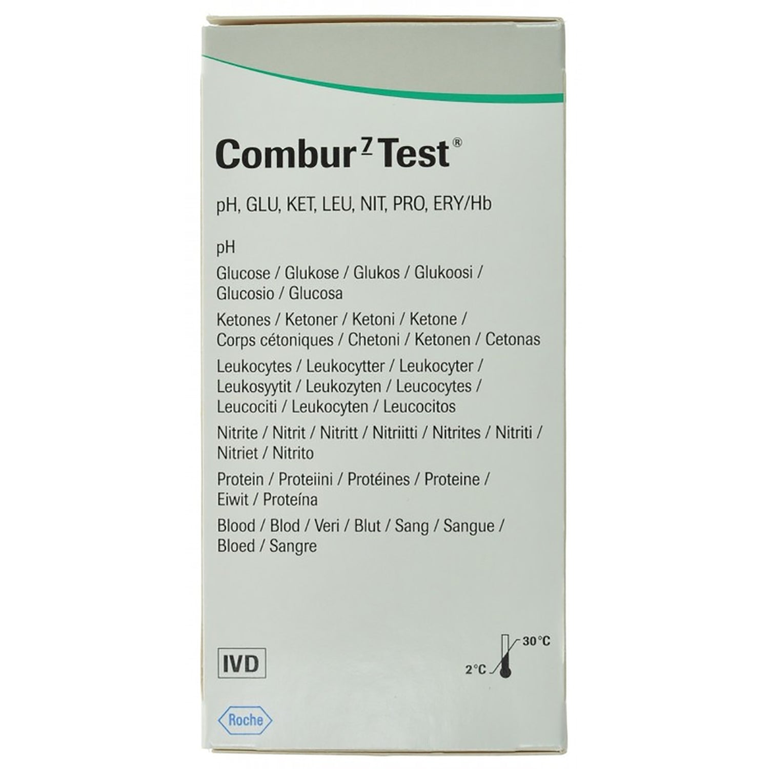 Roche Urinalysis Reagent Strips Combur7 Test | Pack of 100 (1)