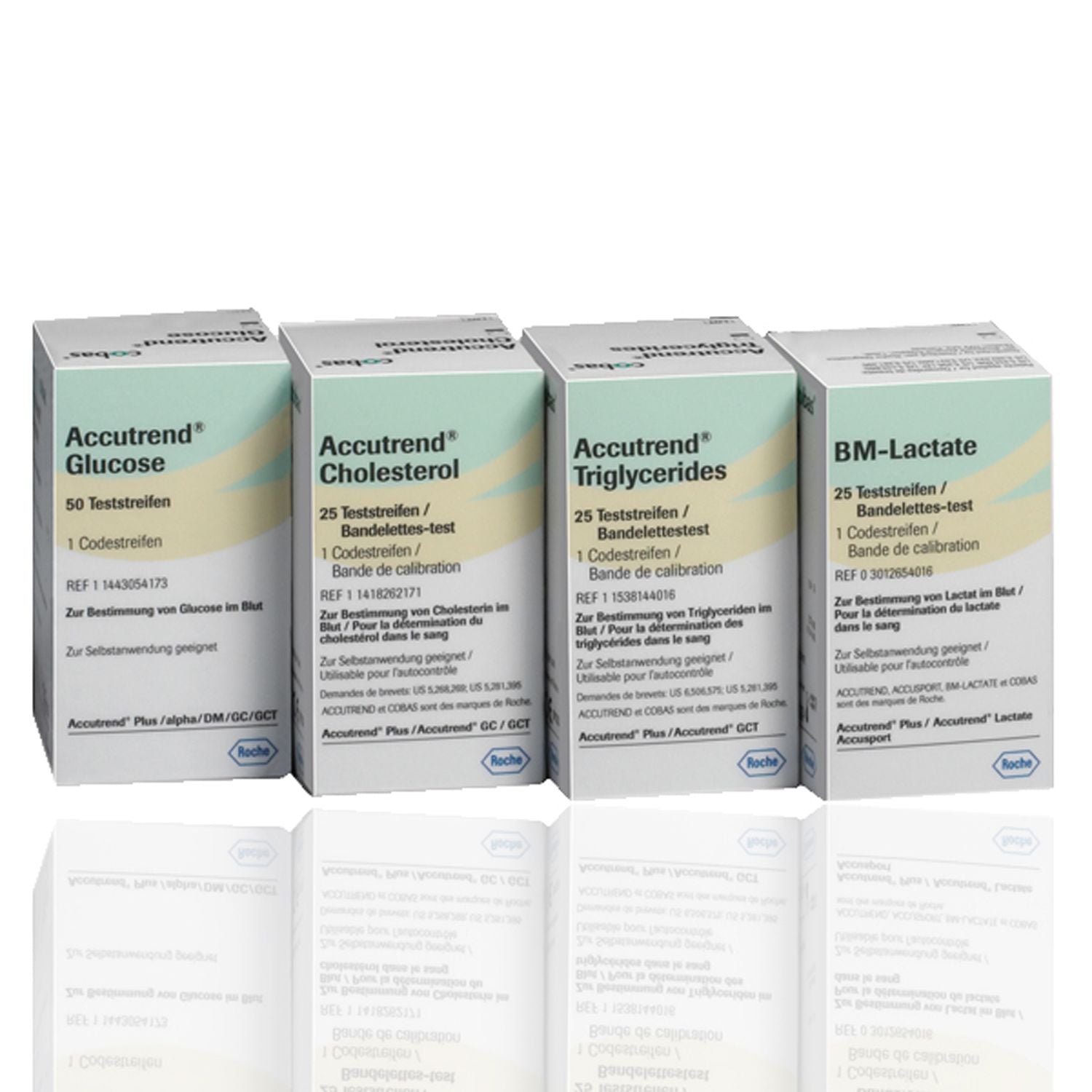 Roche Accutrend Cholesterol Test Strips | Pack of 25