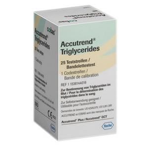 Roche Accutrend Triglyceride Test Strips | Pack of 25