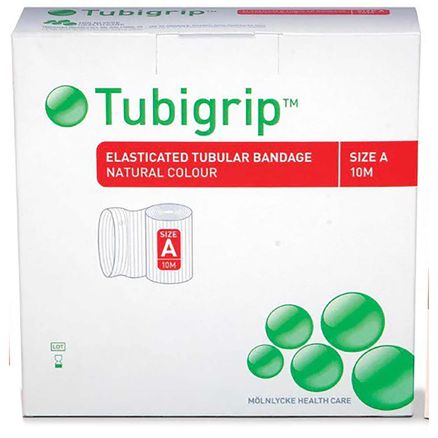 Tubigrip Multi-Purpose Elasticated Tubular Support Bandage | Natural | Size: F | 10m | 1 Roll