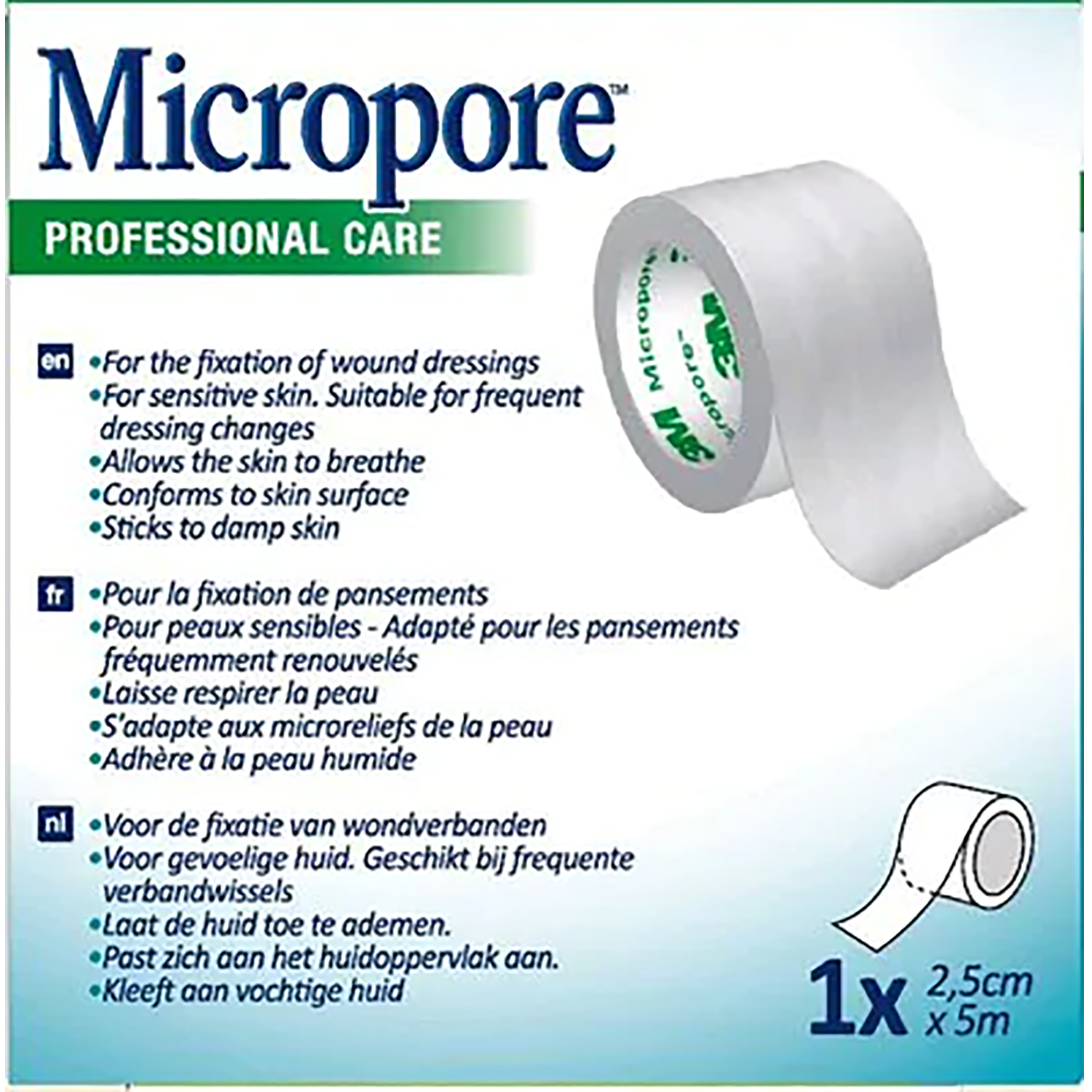 Micropore Surgical Tape | 2.5cm x 5m | Single (3)