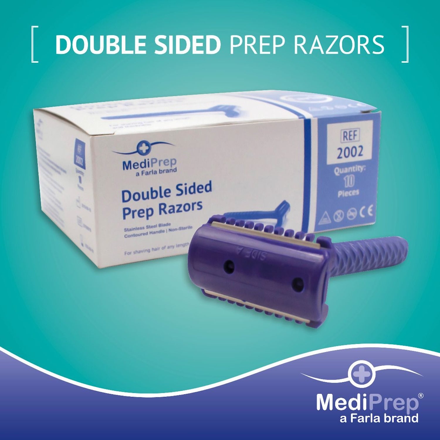 MediPrep Double Sided Prep Razors | Pack of 10 (3)