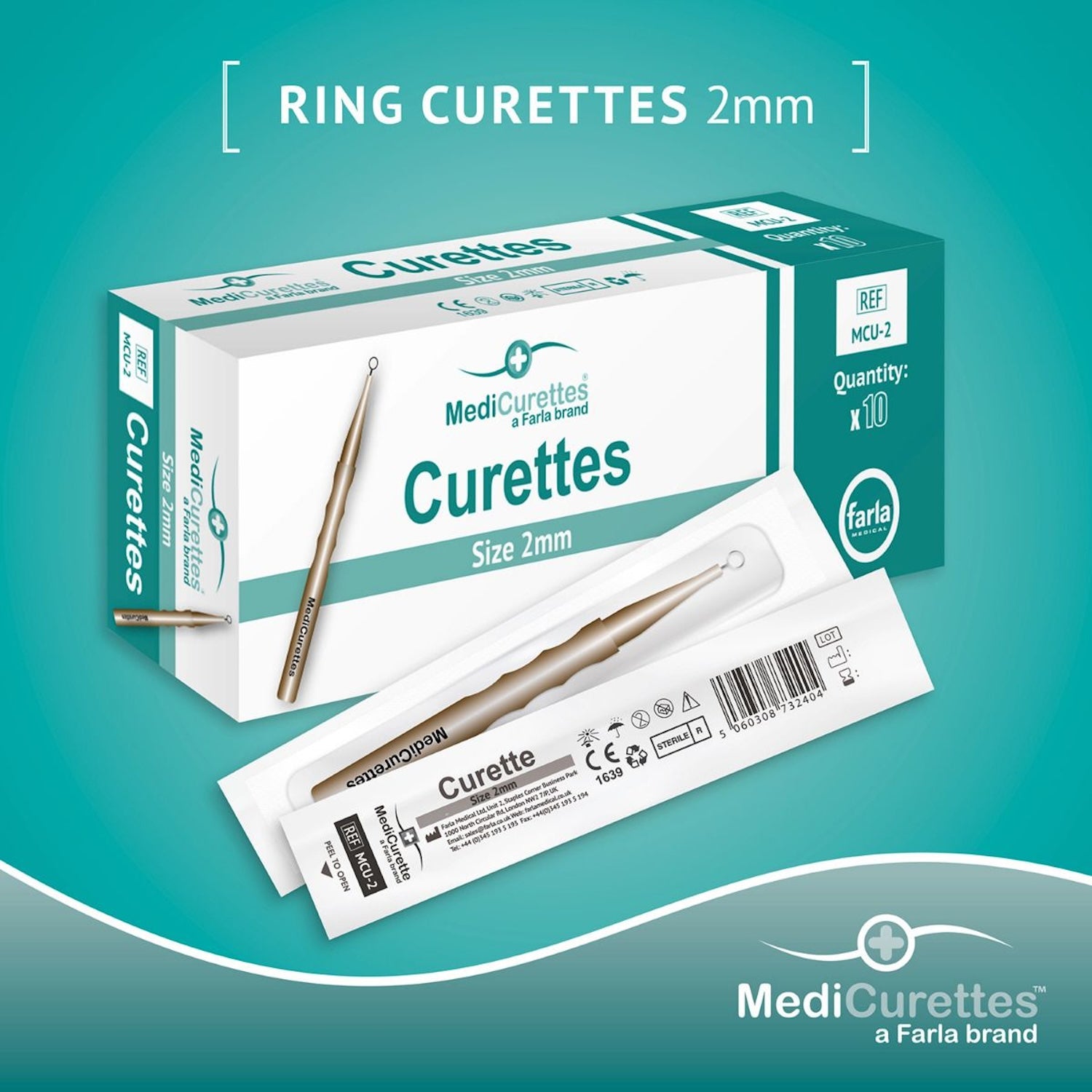 MediCurettes Ring Curettes | 2mm | Pack of 10 (1)