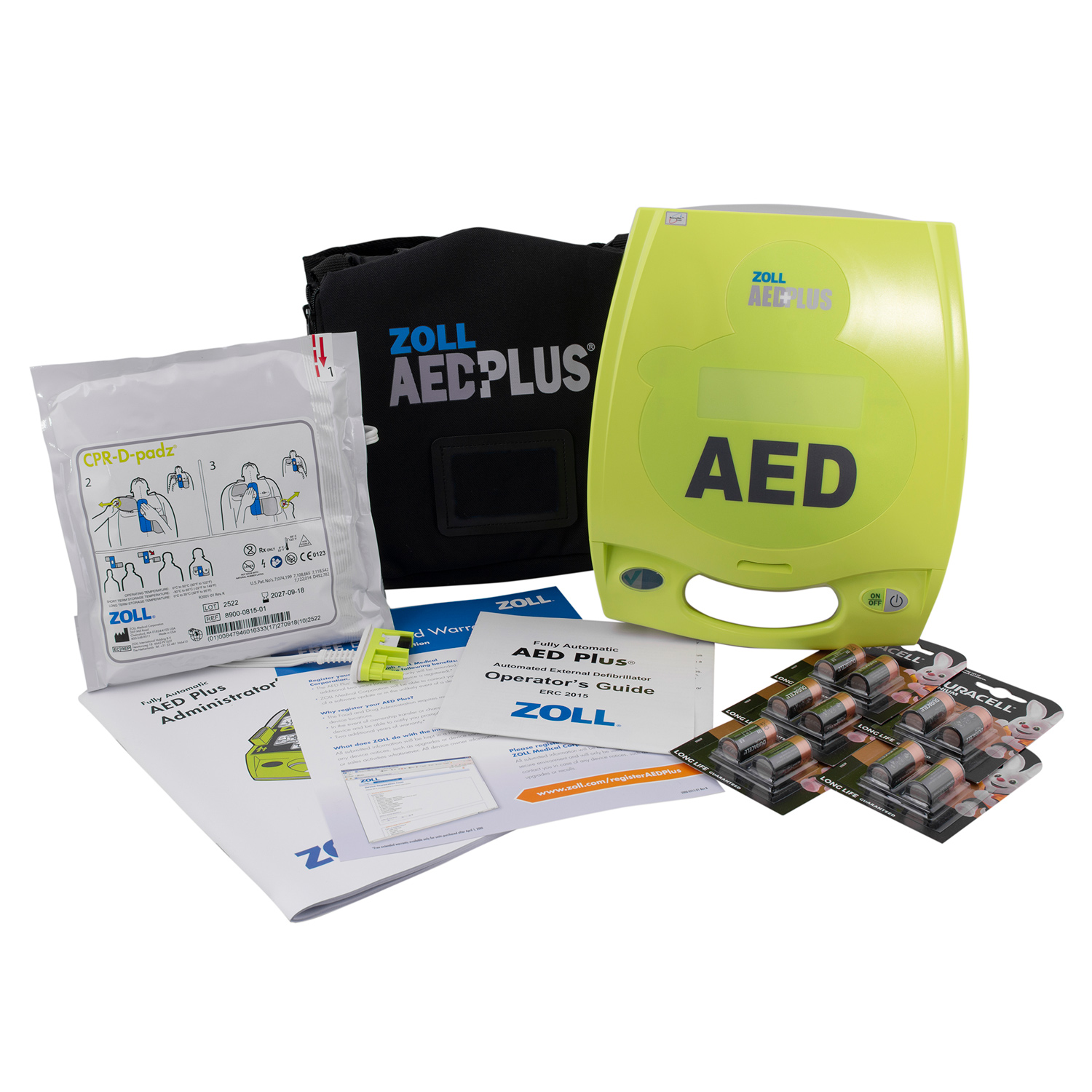 ZOLL AED Plus Defibrillator Unit | Lay Rescuer | Semi-Automatic