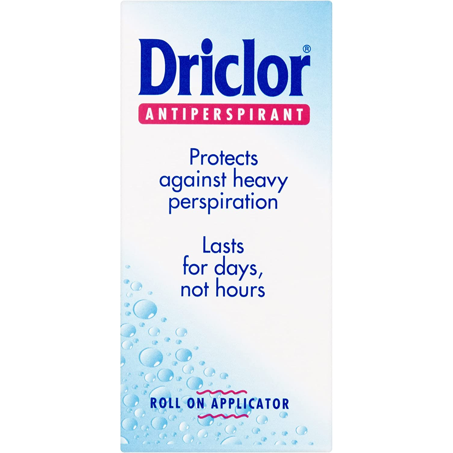 Driclor Antiperspirant Roll On Applicator | 20ml | Single (1)