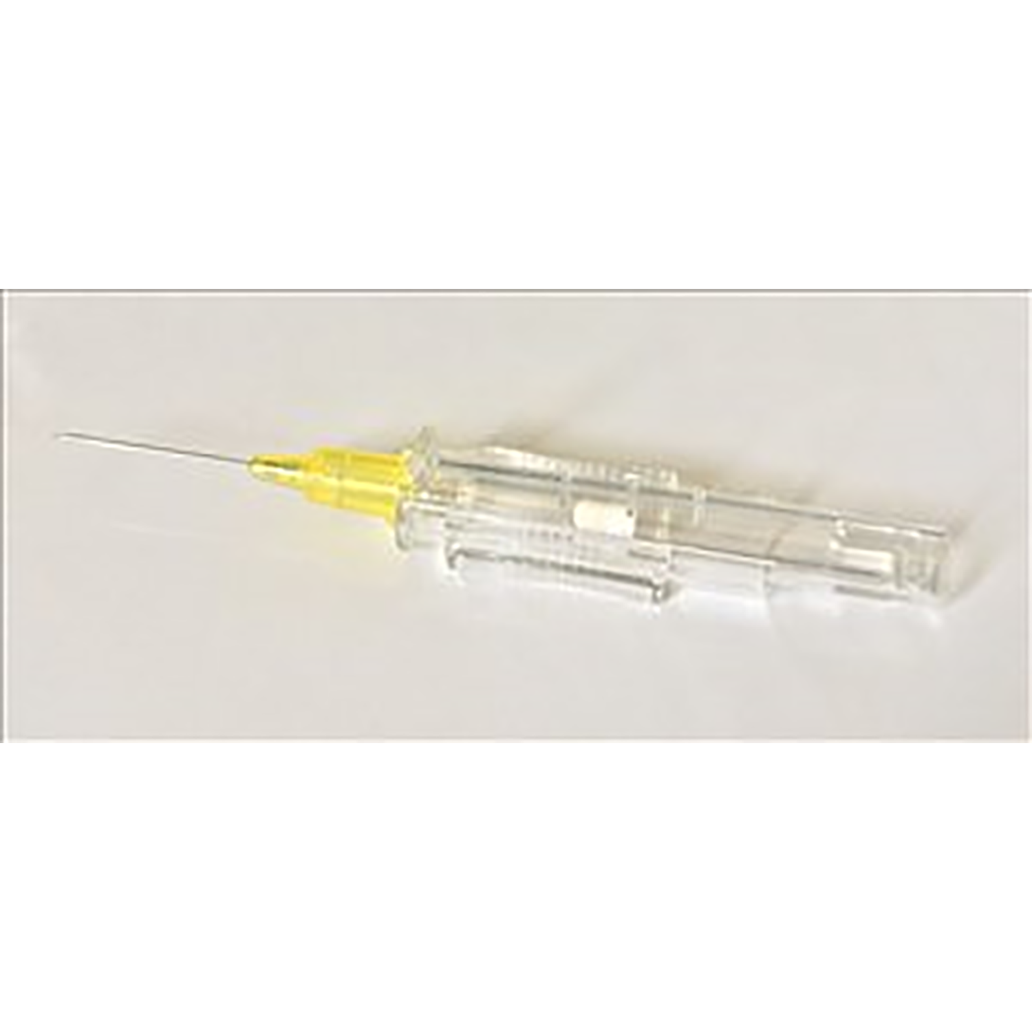 Safety Peripheral Intravenous Cannula | Non-winged Yellow 24G x 19mm | Techrilon PUR Radiopaque | Pack of 200