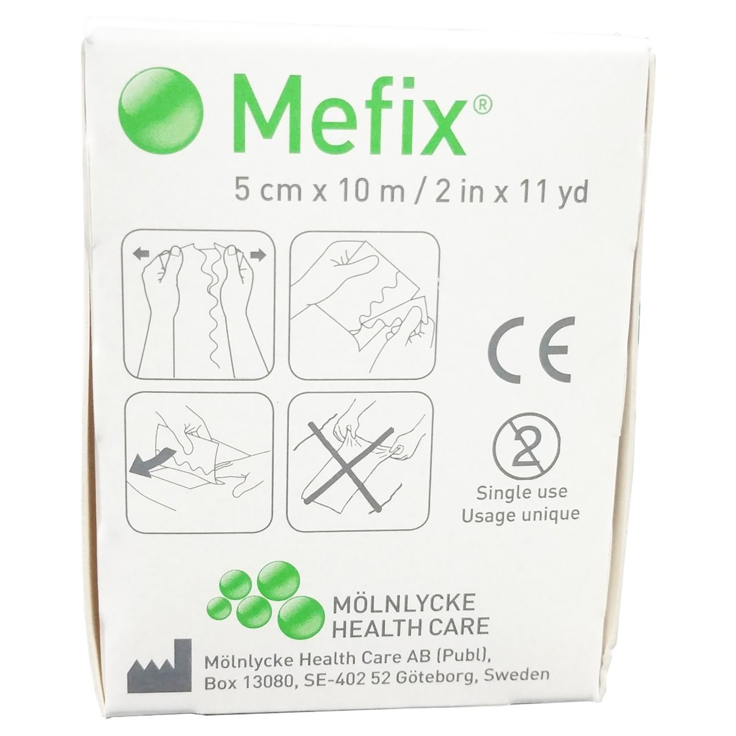 Molnlycke Mefix Adhesive Fabric Tape | 5cm x 10m | Single (3)