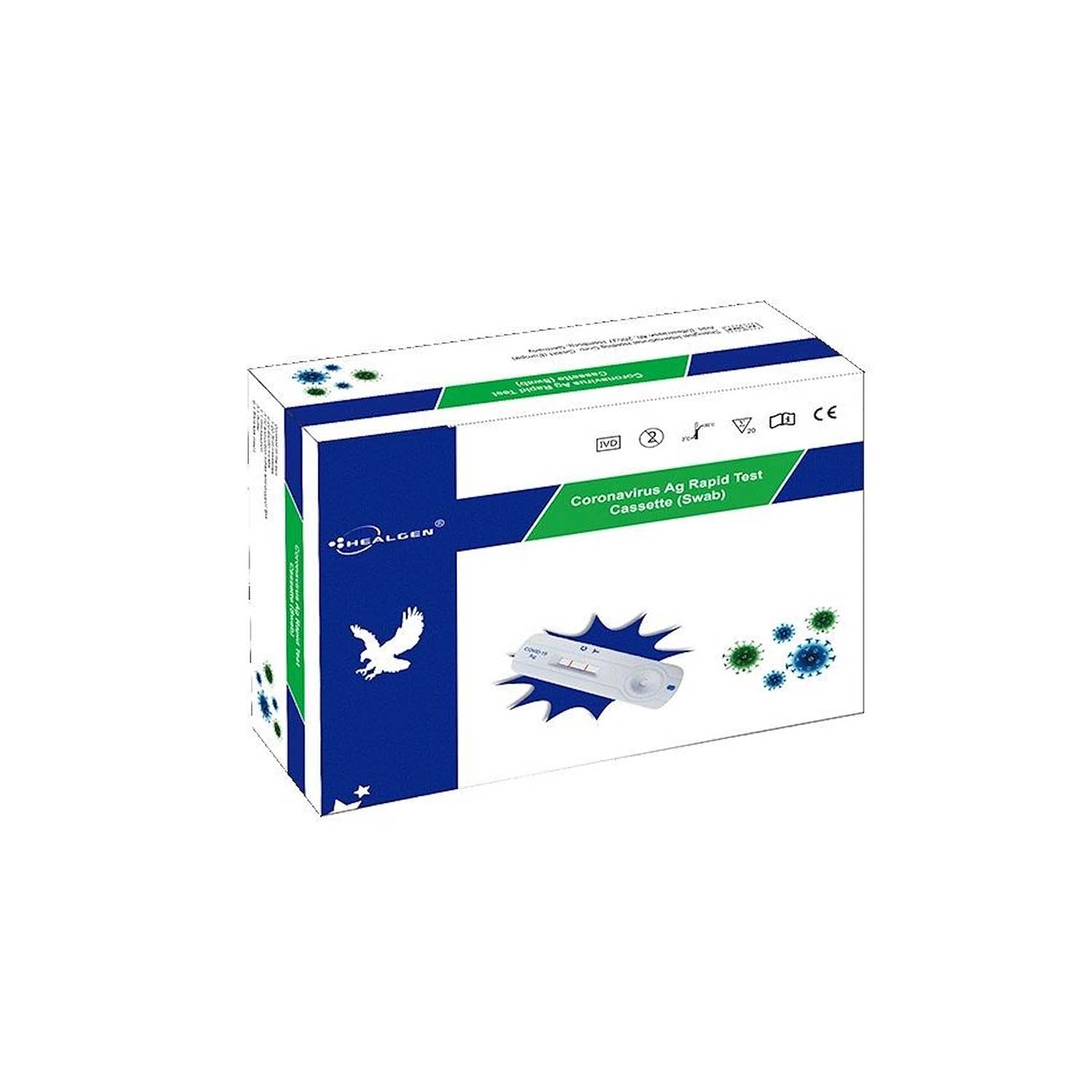 Healgen Coronavirus Antigen Rapid Test Cassette (Swab) | Sars-Cov-2 | Pack of 20