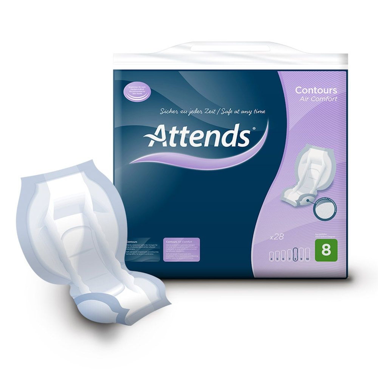 Attends Contours Air Comfort | Pack of  28