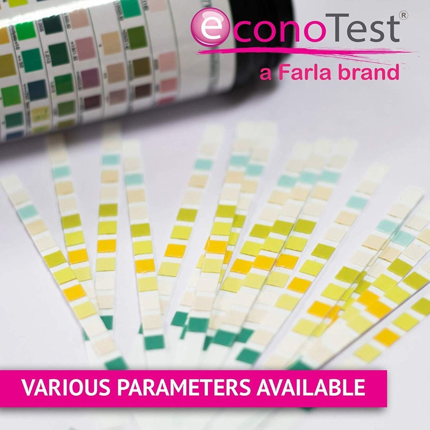 econoTest Urinalysis Reagent Strips | 5 Parameter  | Pack of 50 (4)