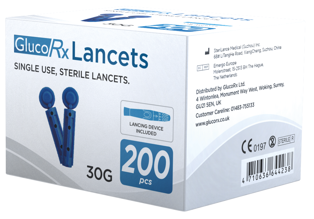 GlucoRx Lancets | Pack of 200