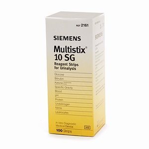 Siemens Multistix 10SG Urinalysis Reagent Strips | Pack of 100 (1)
