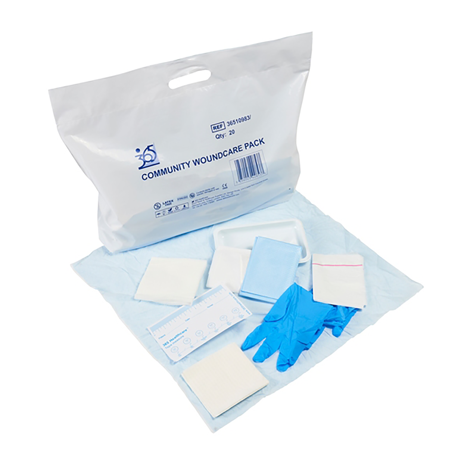Community Wound Care Pack with Large Gloves