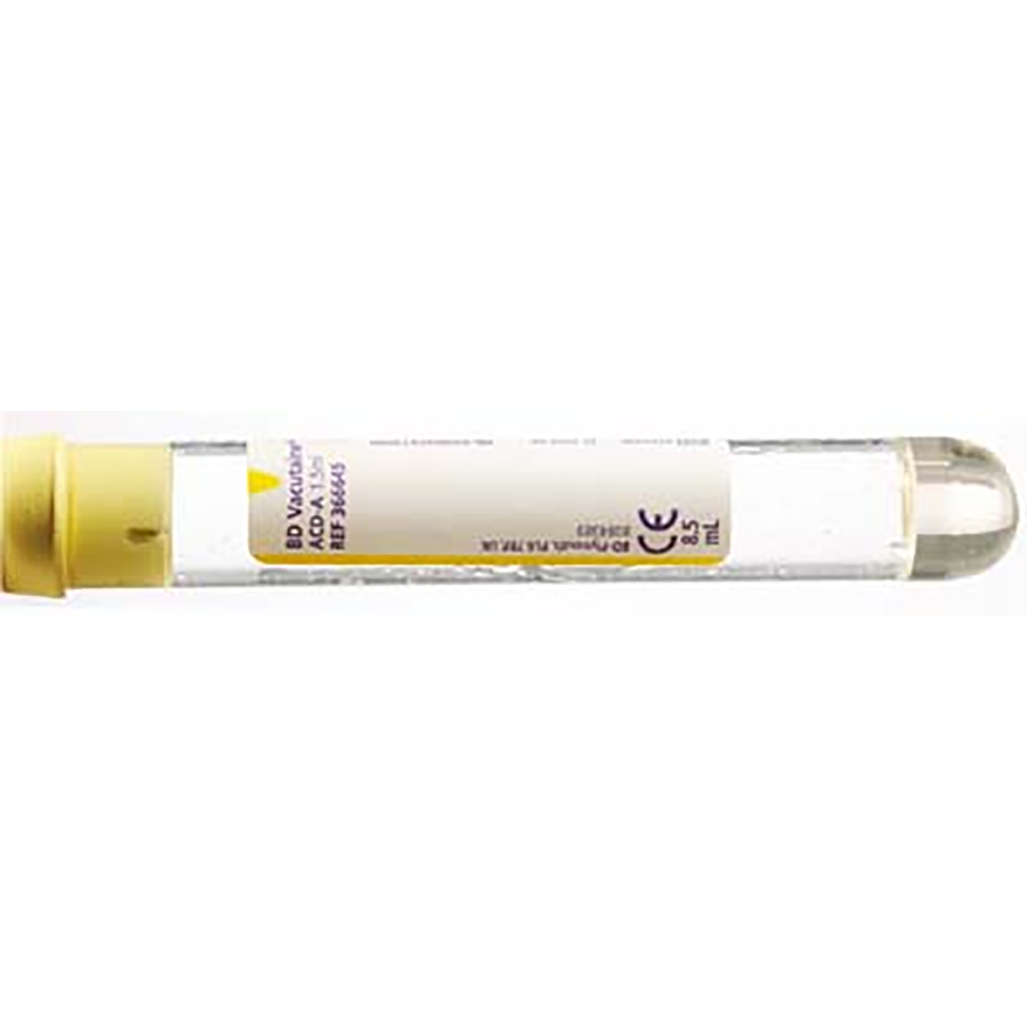 BD Vacutainer Glass ACD Solution A Tube Yellow |  8.5ml | Pack of 100