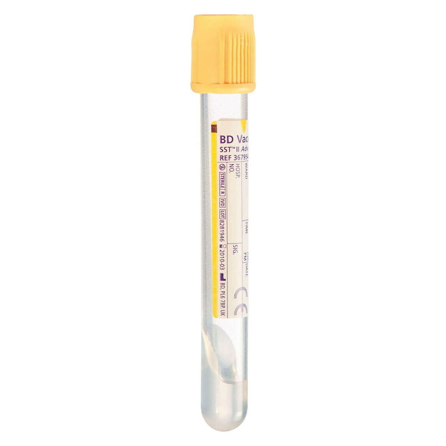 BD Vacutainer Plastic SST II Advance Tube | 5 Silica, 13 x 100mm | Pack of 100 (2)