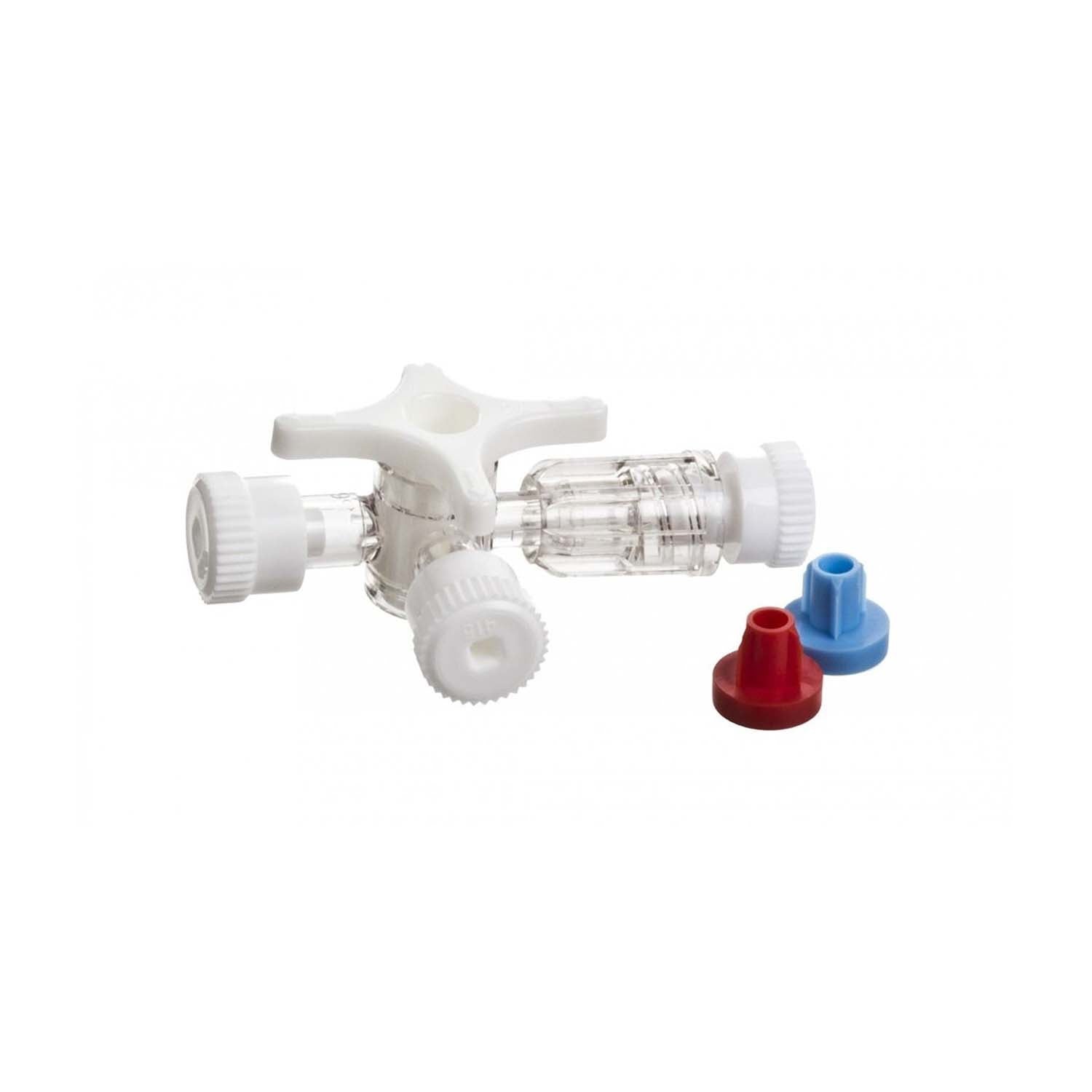 BD 3 Way Stopcock | Rotating Luer Lock | White Tap Colour Coding Pegs | Pack of 100