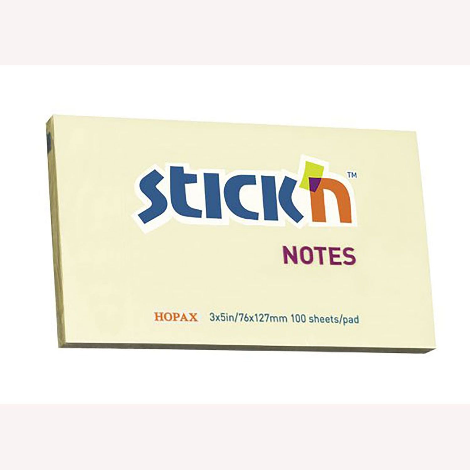 Value Sticky Notes 76x127mm YL PK12